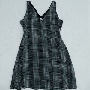 A New Day Black w/White Stripes A-Line Dress, XL